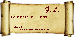 Feuerstein Linda névjegykártya